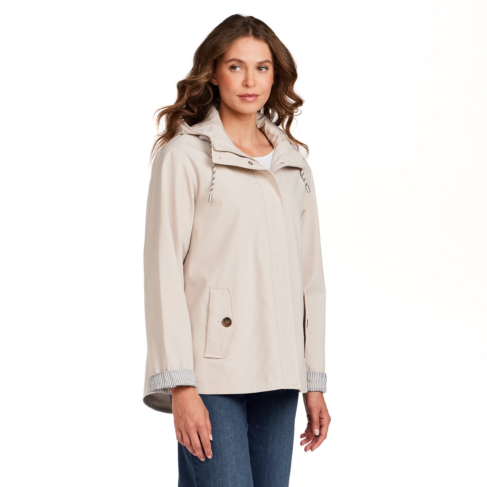 HOODED RAIN JACKET