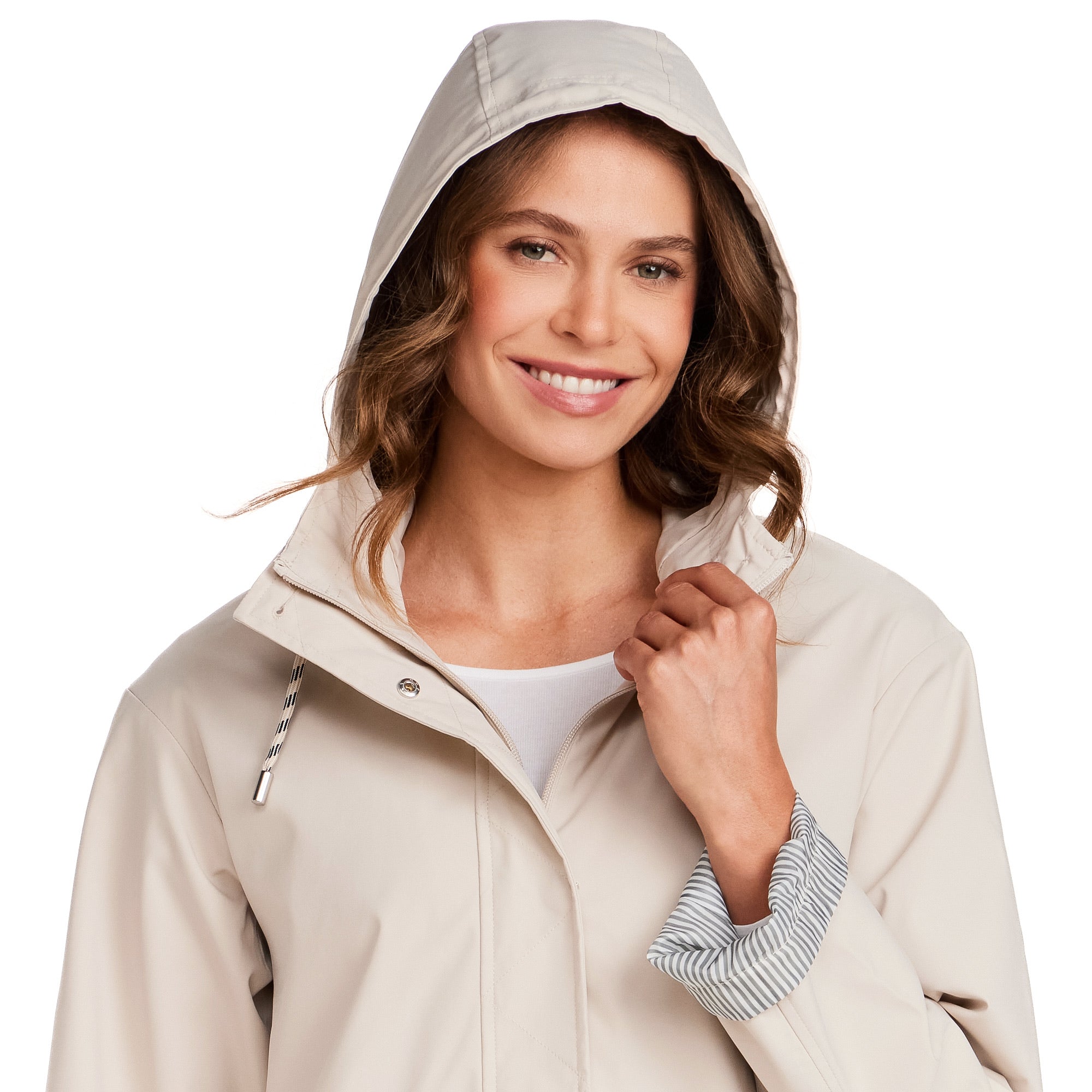 HOODED RAIN JACKET