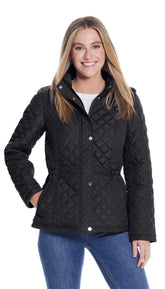 HOODED QUILTED JACKET