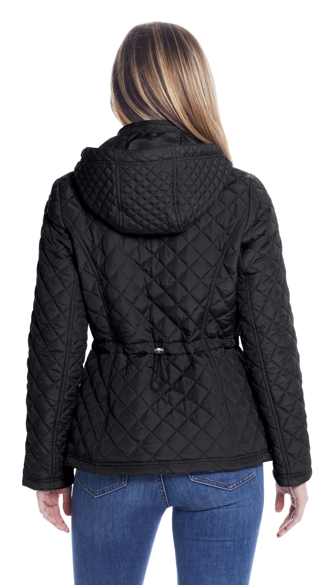 Ladies quilted deals coats with hoods