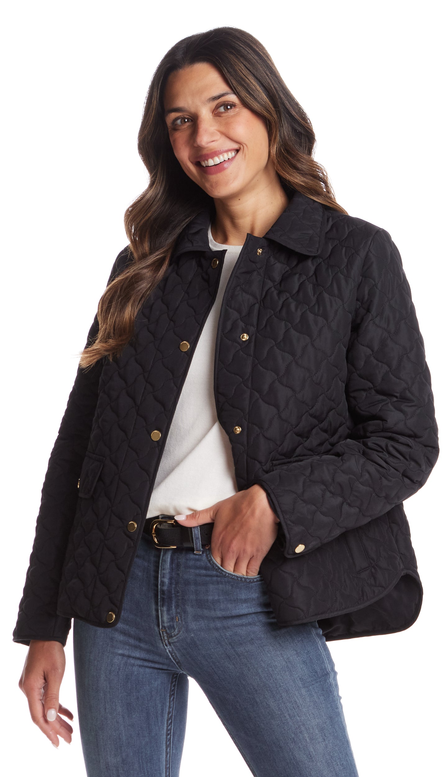 MODERN QUILTED BARN JACKET