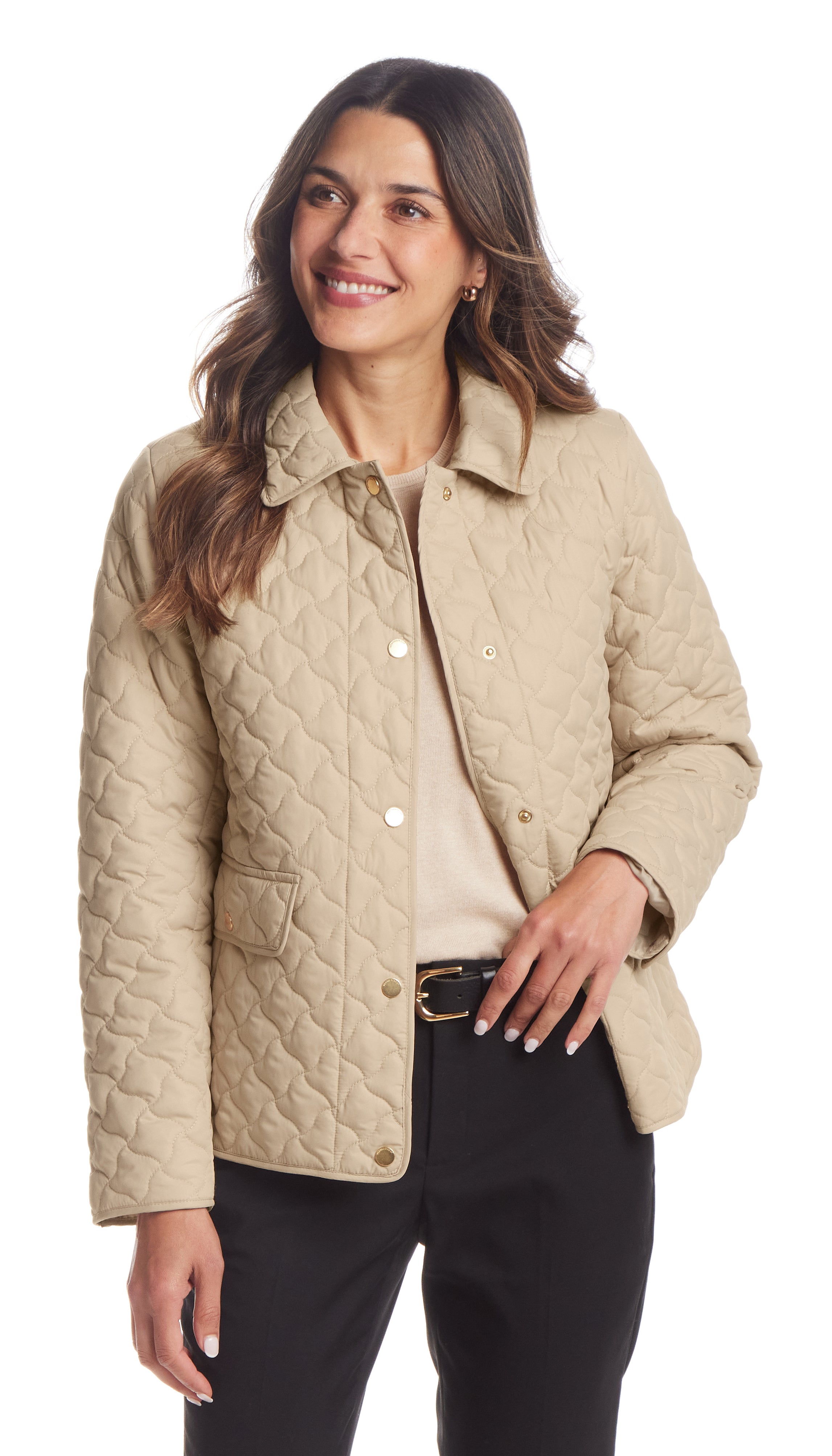 MODERN QUILTED BARN JACKET