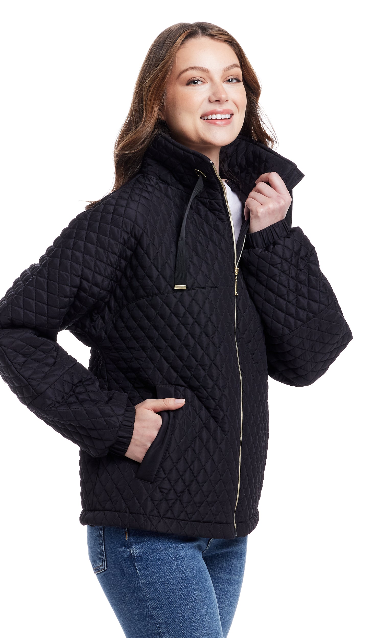 DIAMOND QUILTED JACKET