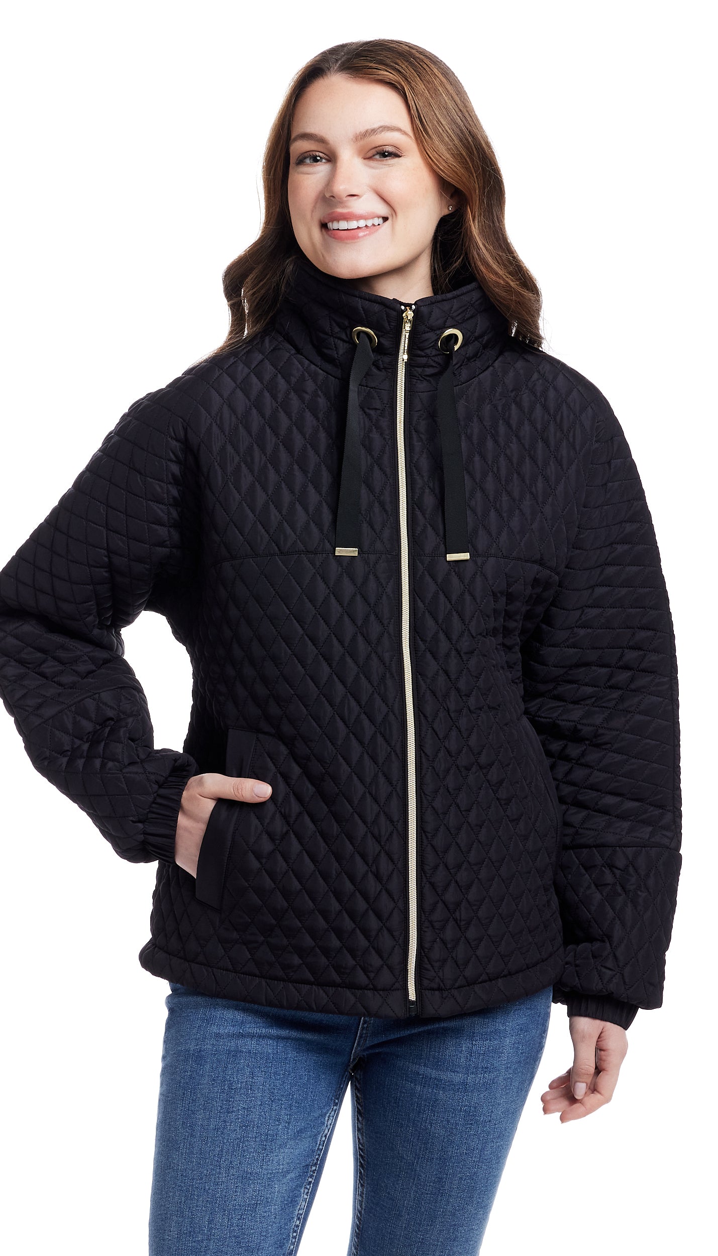 DIAMOND QUILTED JACKET