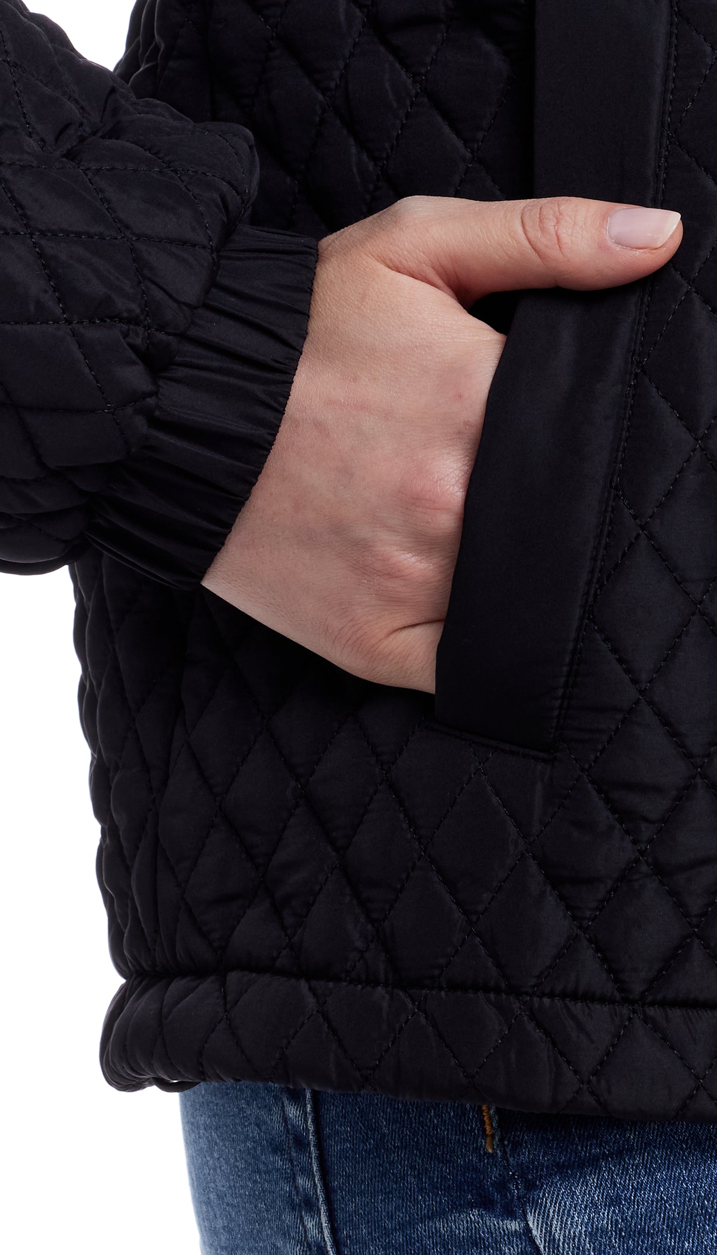 DIAMOND QUILTED JACKET