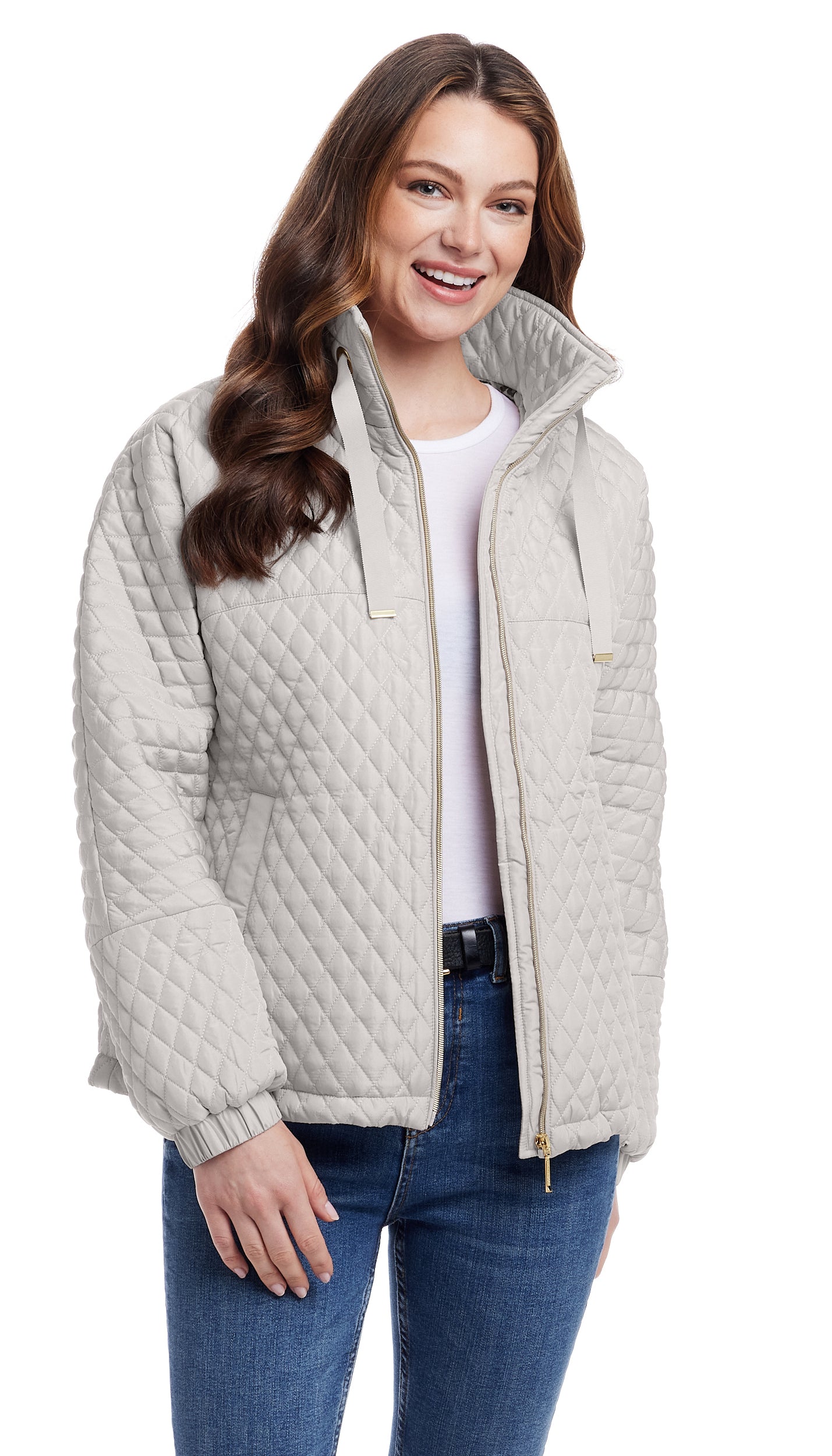 DIAMOND QUILTED JACKET