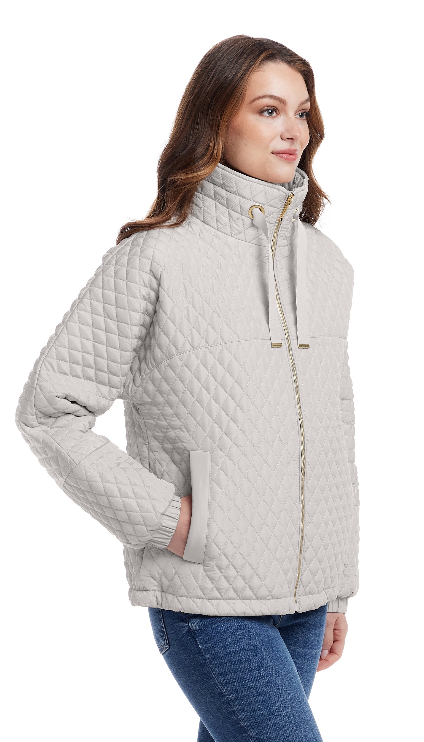 DIAMOND QUILTED JACKET