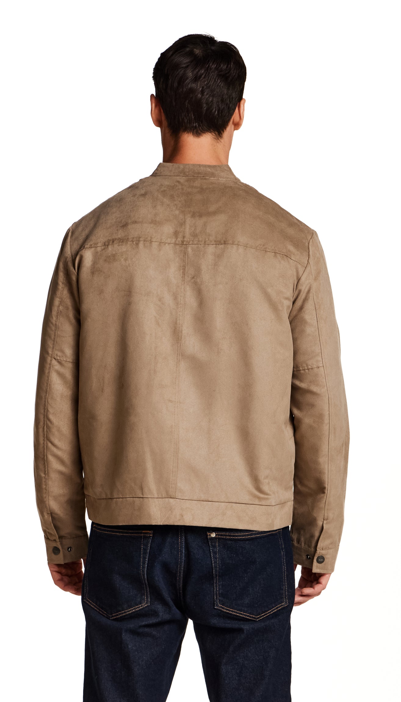MICROSUEDE MOTO JACKET