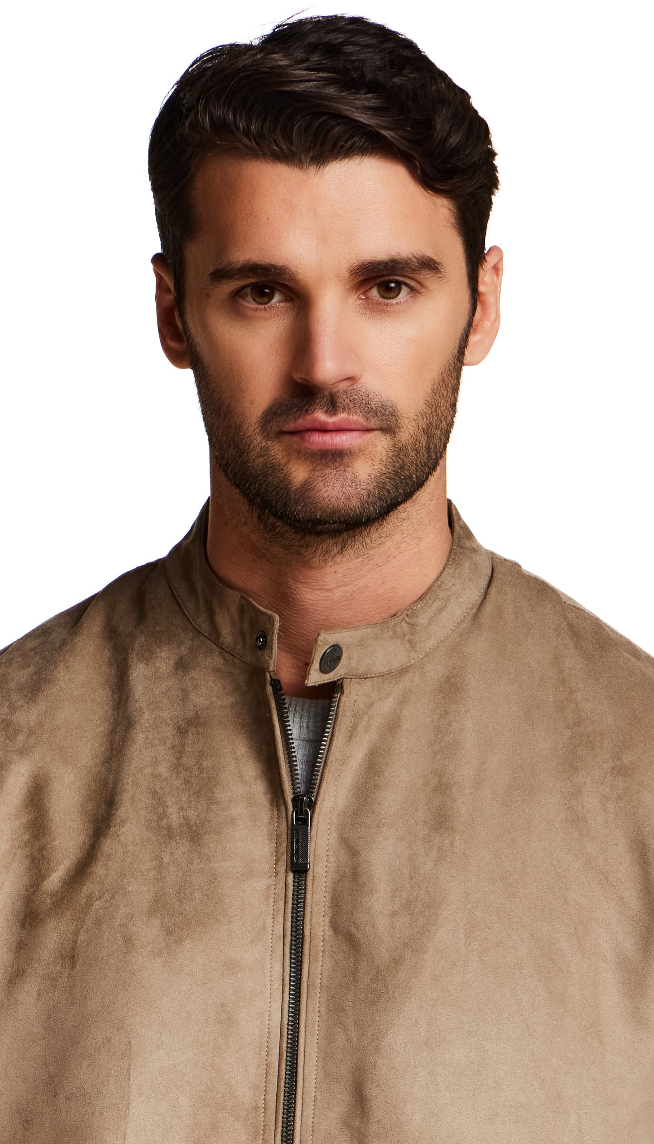 MICROSUEDE MOTO JACKET