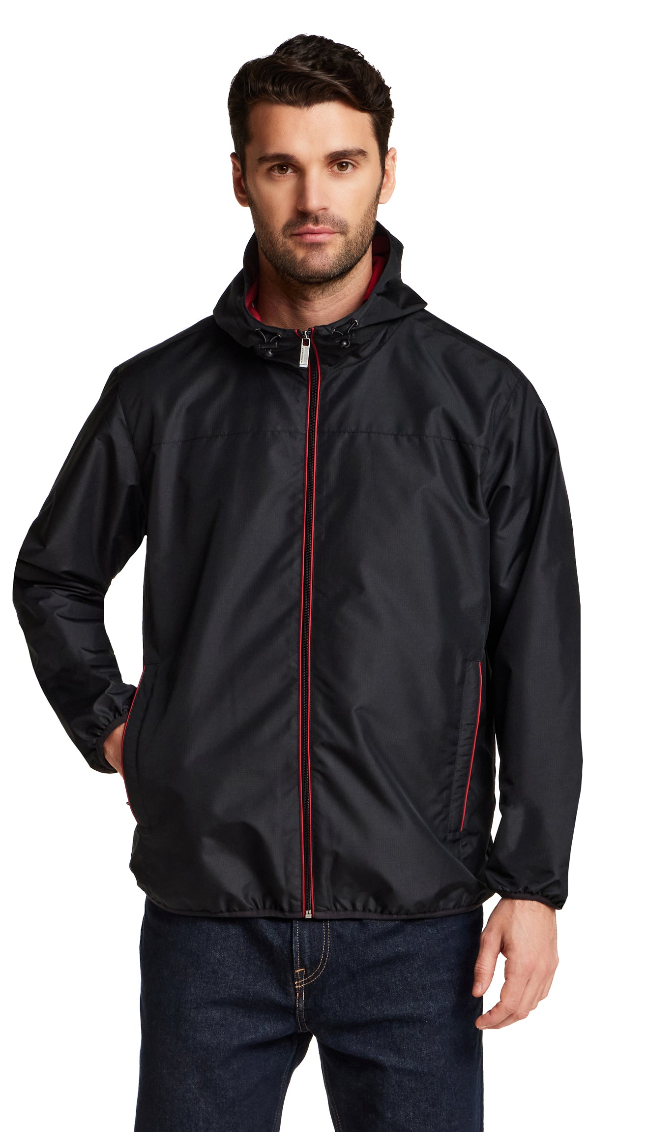 t.chn様　WIND BREAKER HOODY JACKET Men's Hooded Windbreaker Jacket | Weatherproof®