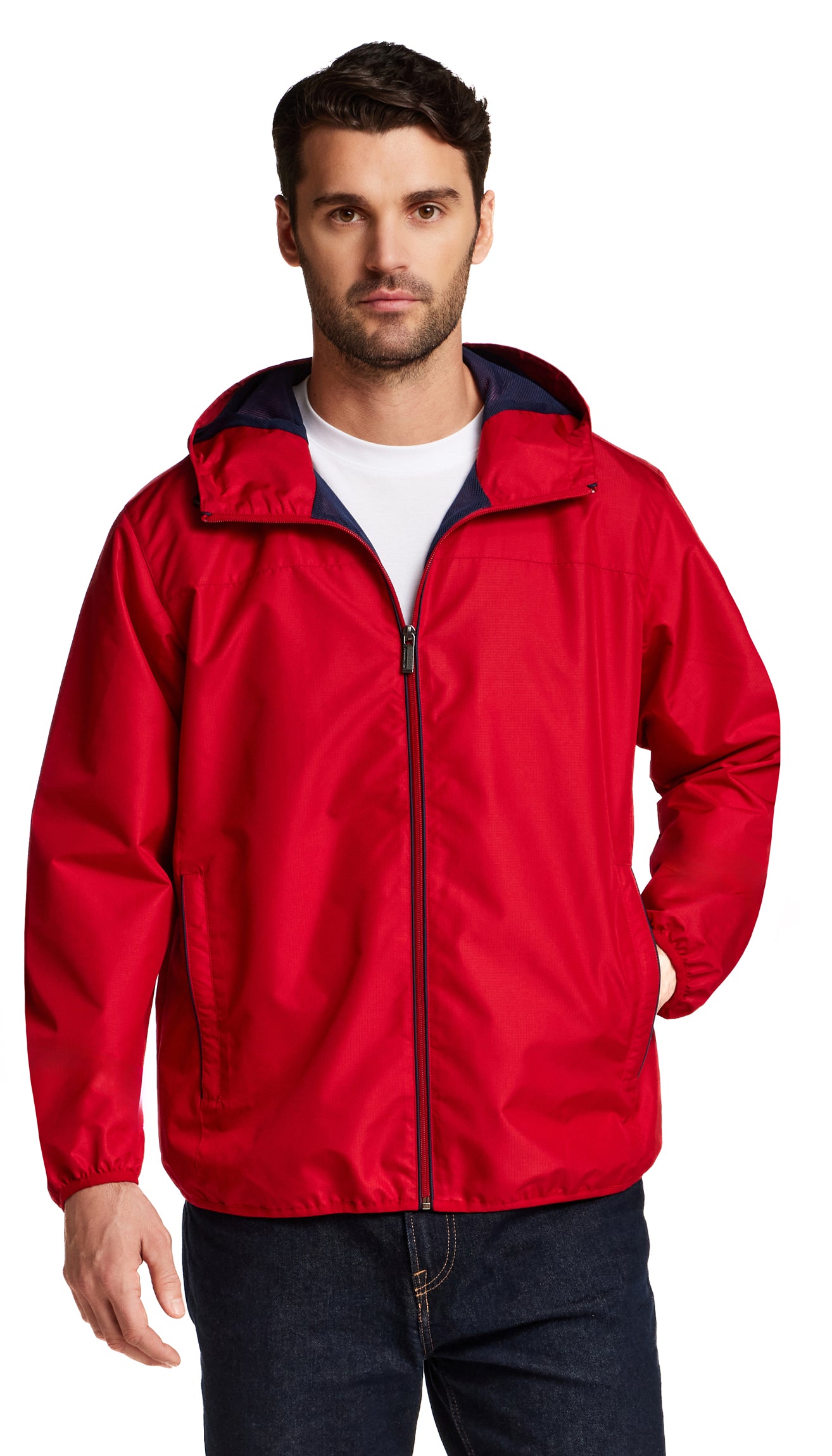 t.chn様　WIND BREAKER HOODY JACKET Men's Hooded Windbreaker Jacket | Weatherproof®