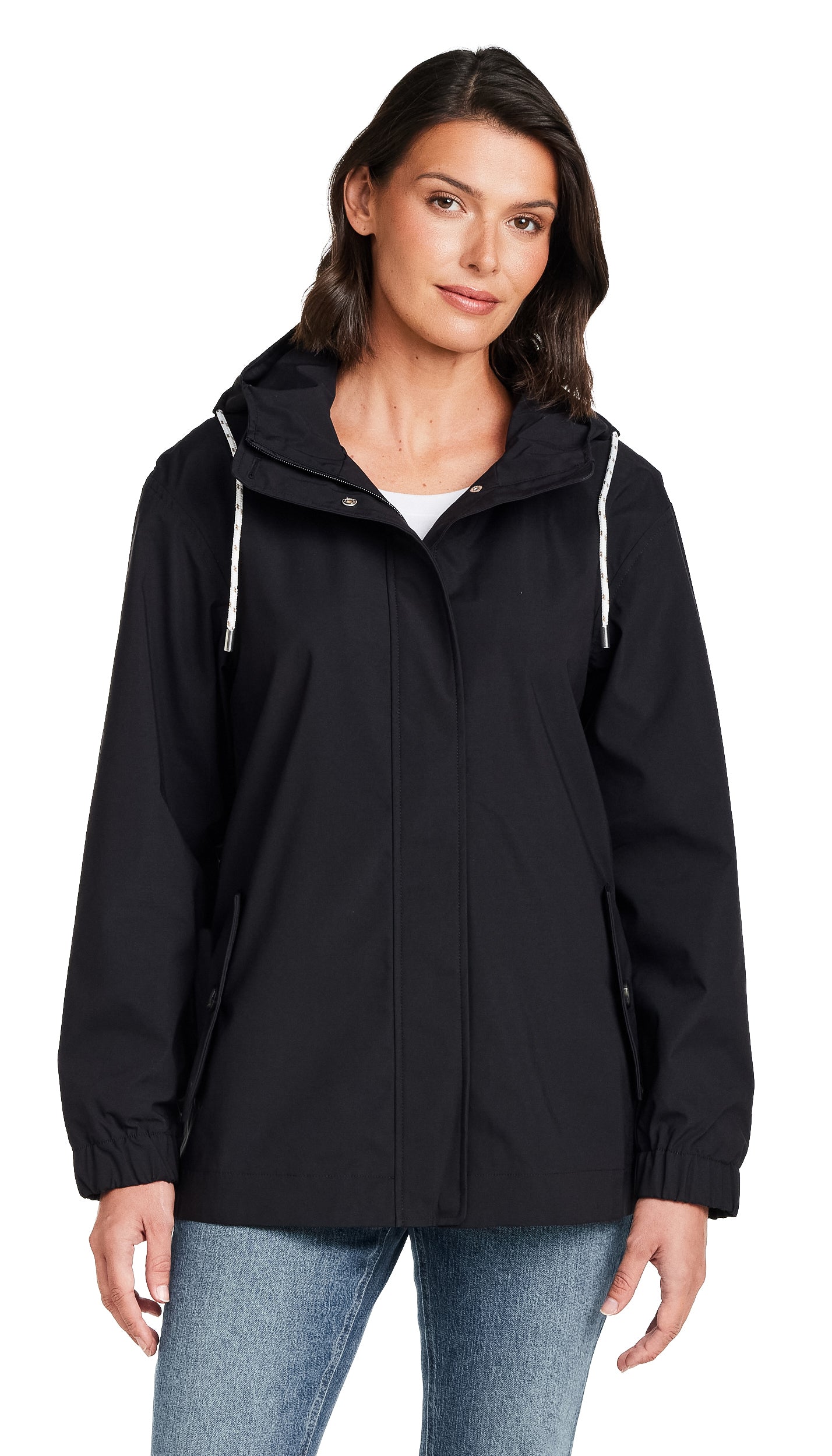 HOODED RAIN JACKET