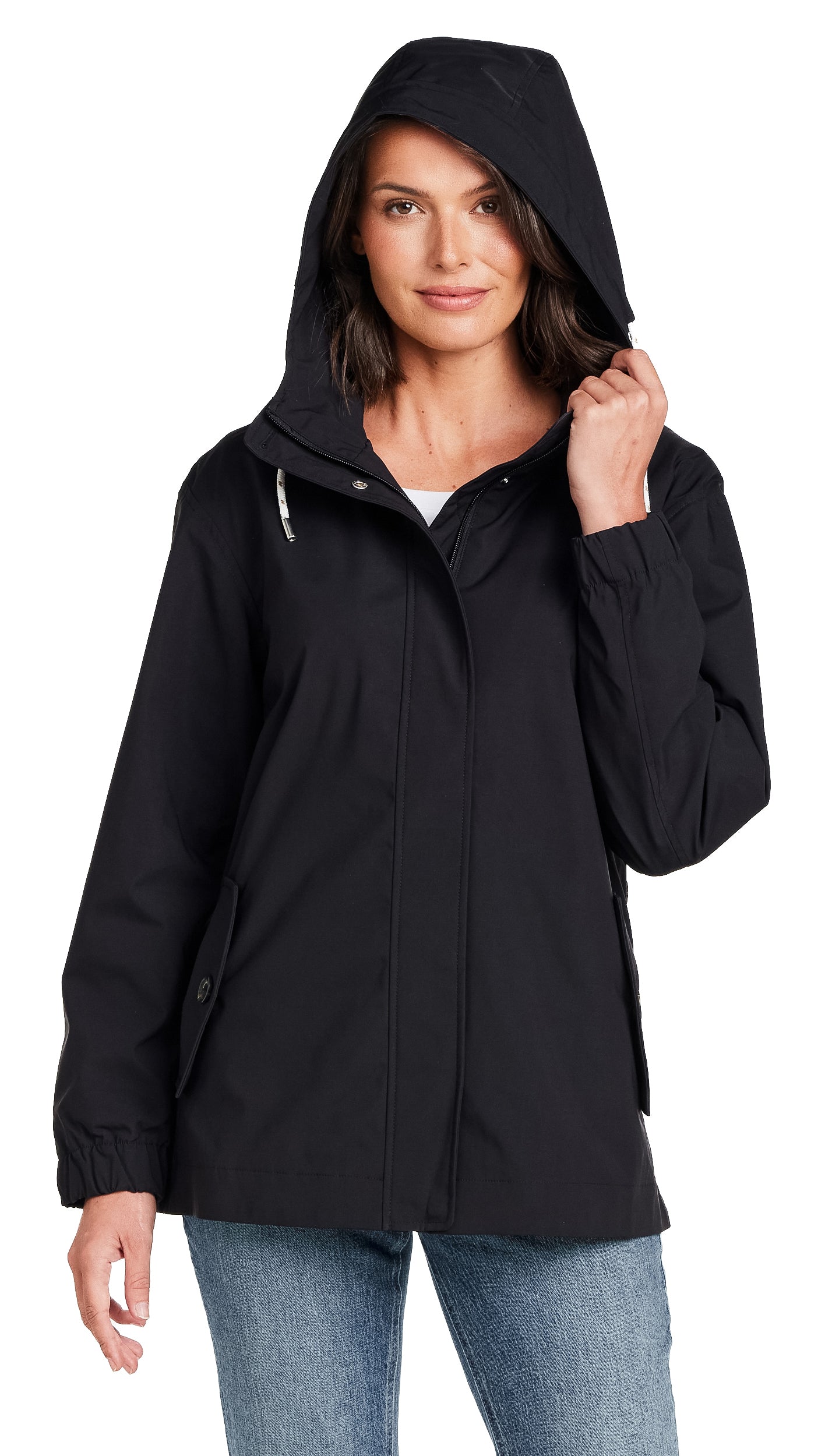 HOODED RAIN JACKET