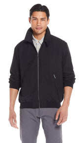 MICROFIBER GOLF JACKET - BLACK