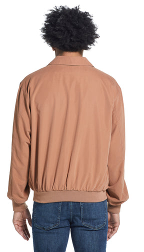 MICROFIBER GOLF JACKET - CLAY