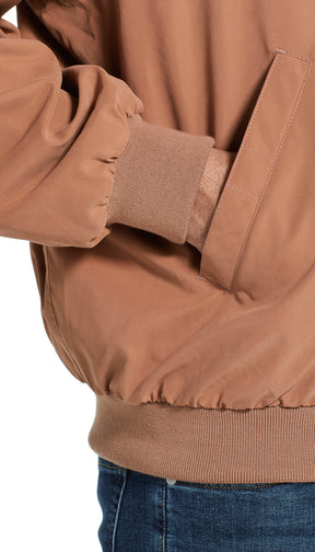 MICROFIBER GOLF JACKET - CLAY