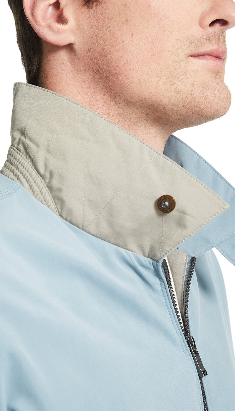 MICROFIBER GOLF JACKET - DUSK BLUE