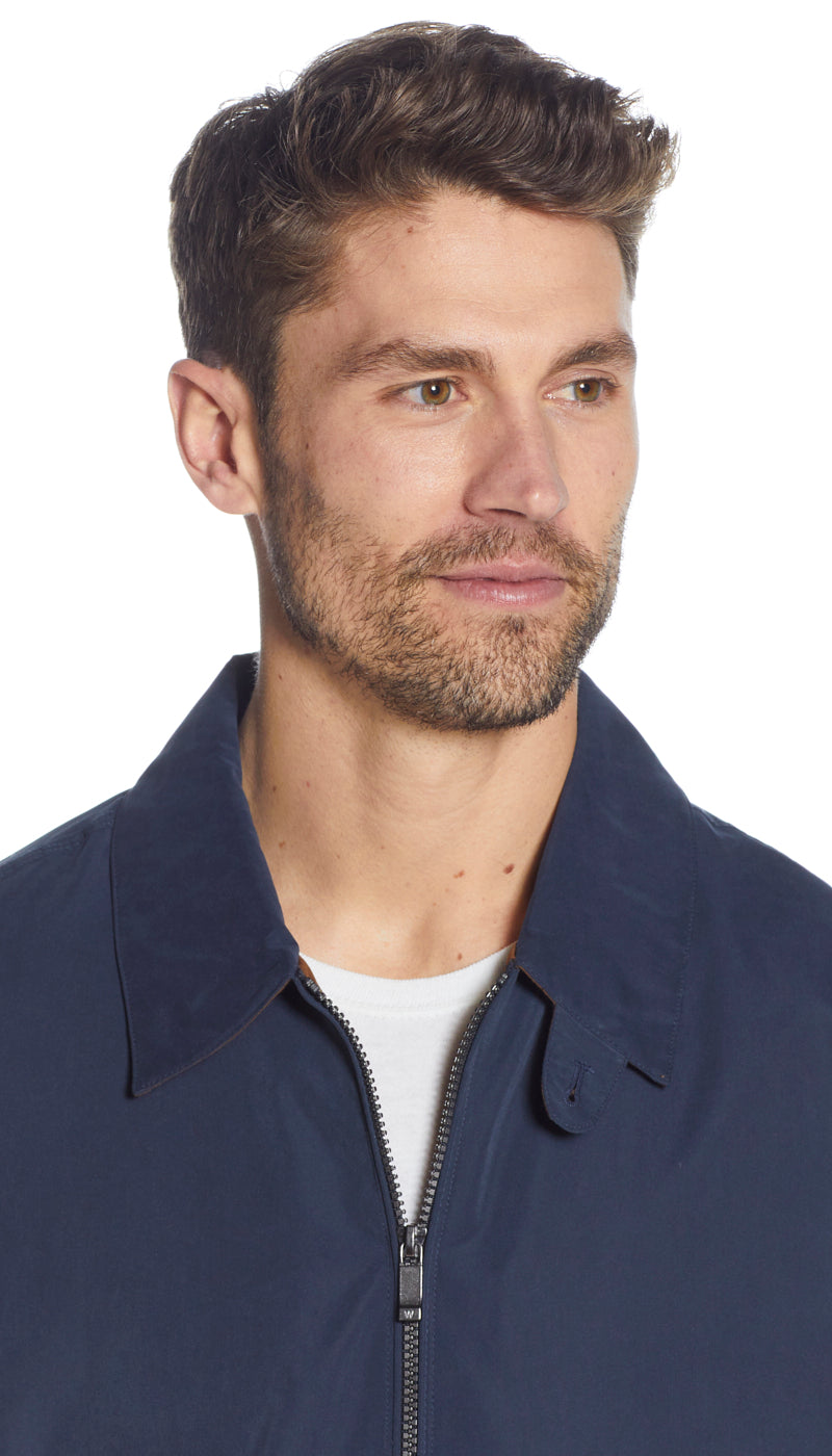 MICROFIBER GOLF JACKET - INK