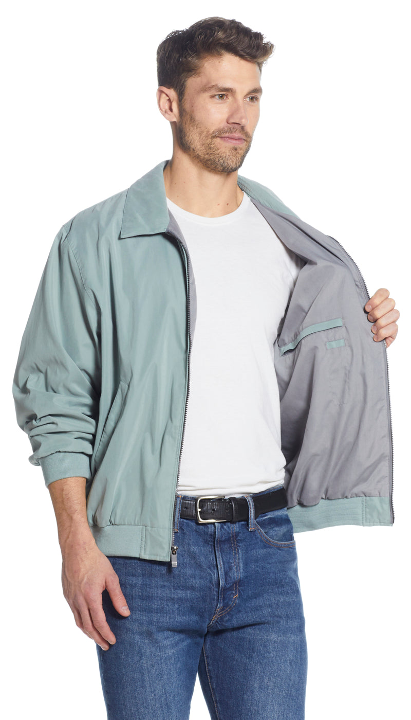 Microfiber Golf Jacket - Mint | Weatherproof®