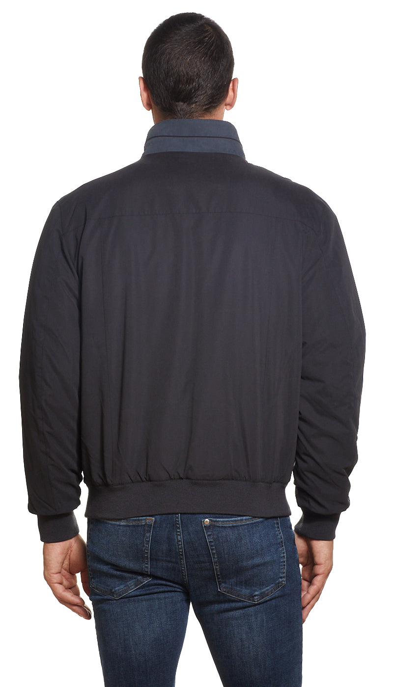 Fleece lined 2024 bomber jacket mens