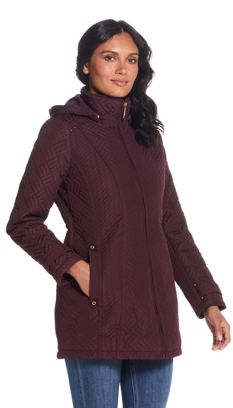 ジャケット・アウター RAINMAKERZEN GARDEN QUILTED HOODED COAT RAINMAKERZEN GARDEN QUILTED HOODED COAT