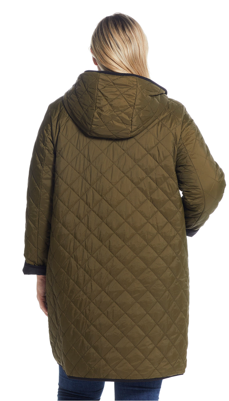 whowhat フーワット HOODED REVERSIBLE COAT whowhat フーワット HOODED REVERSIBLE COAT whowhat フーワット