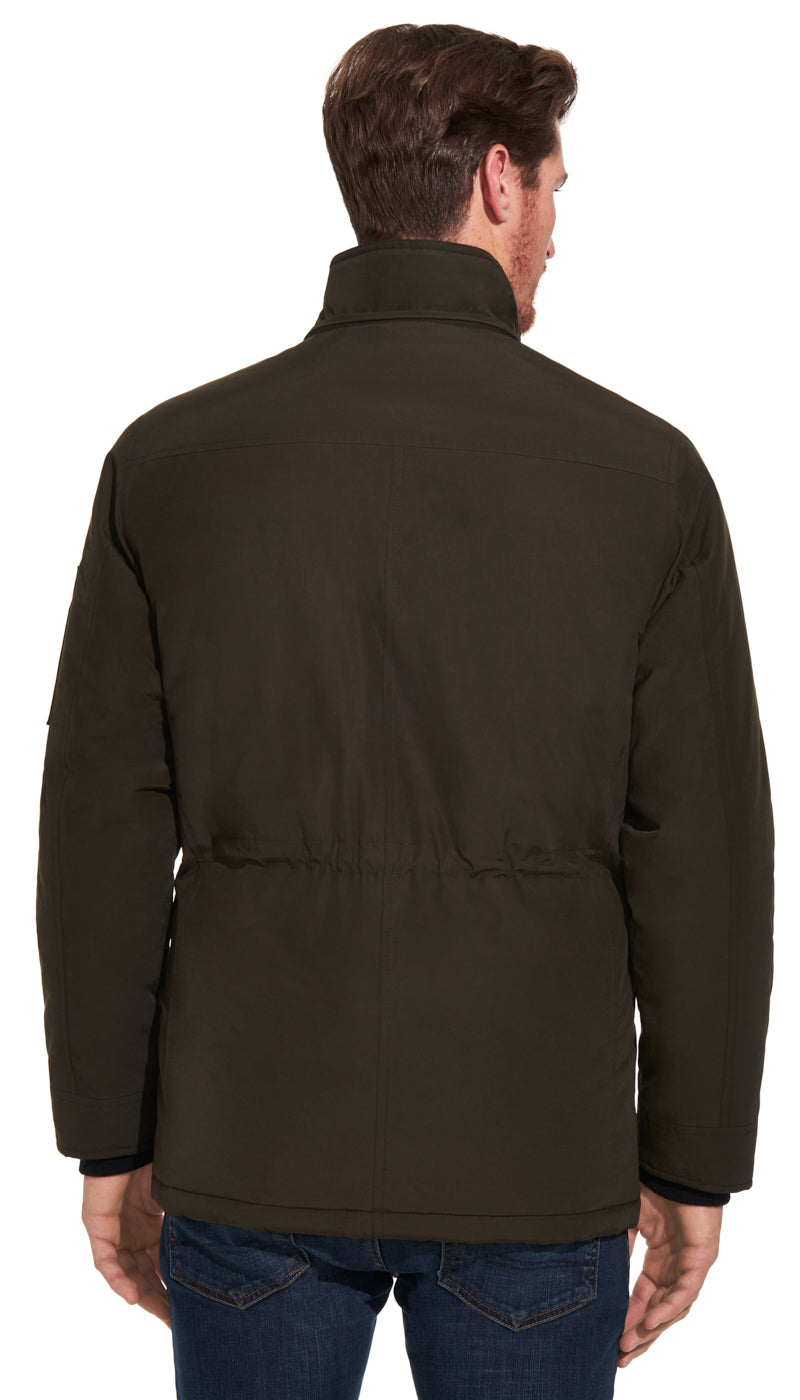 Weatherproof cotton nylon 2025 four pocket jacket