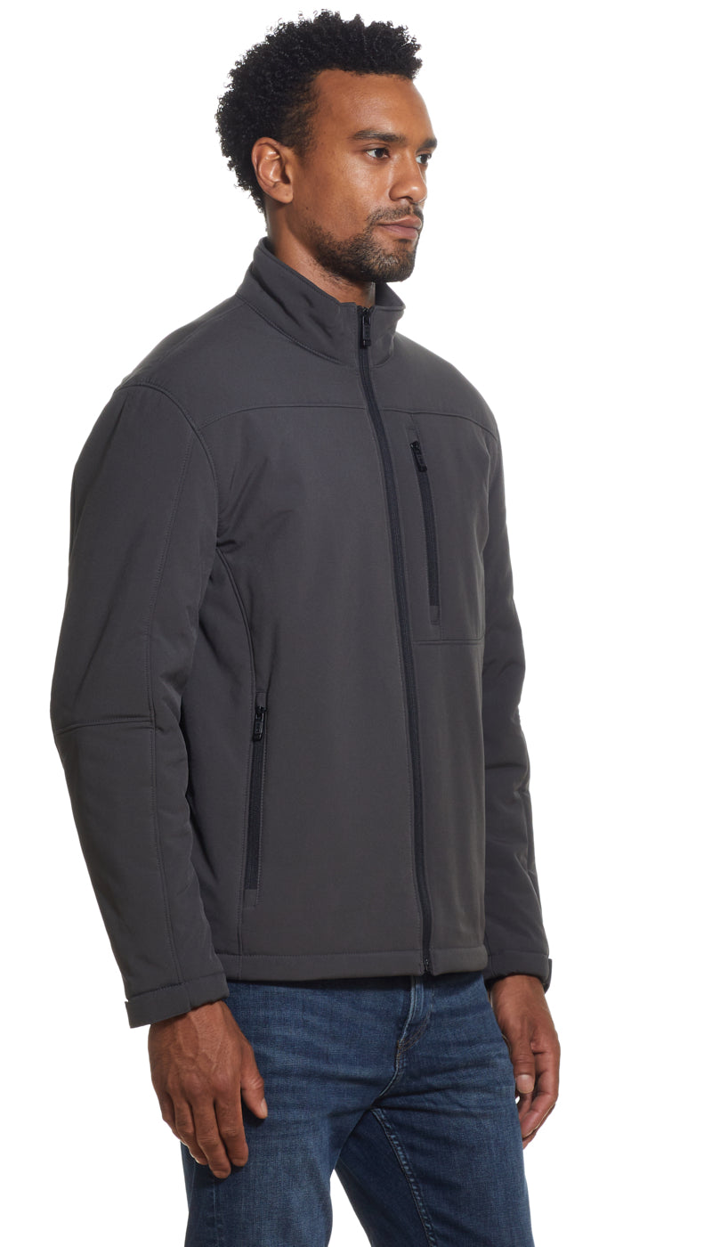 Swiss tech men's big and tall clearance softshell jacket