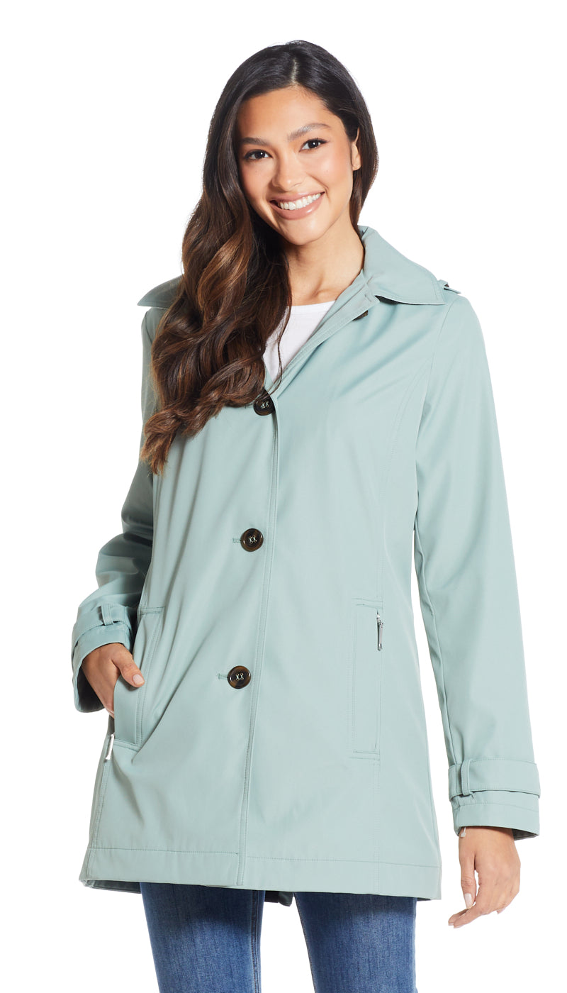 BUTTON FRONT A-LINE TOPPER