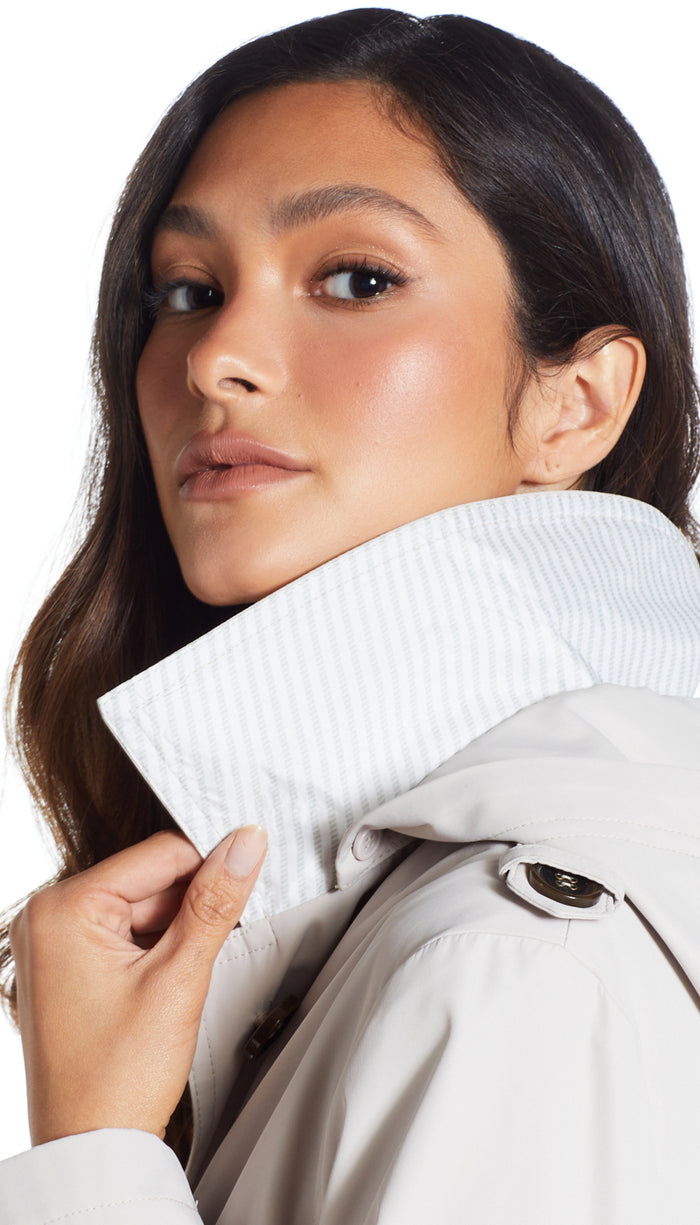 BUTTON FRONT A-LINE TOPPER