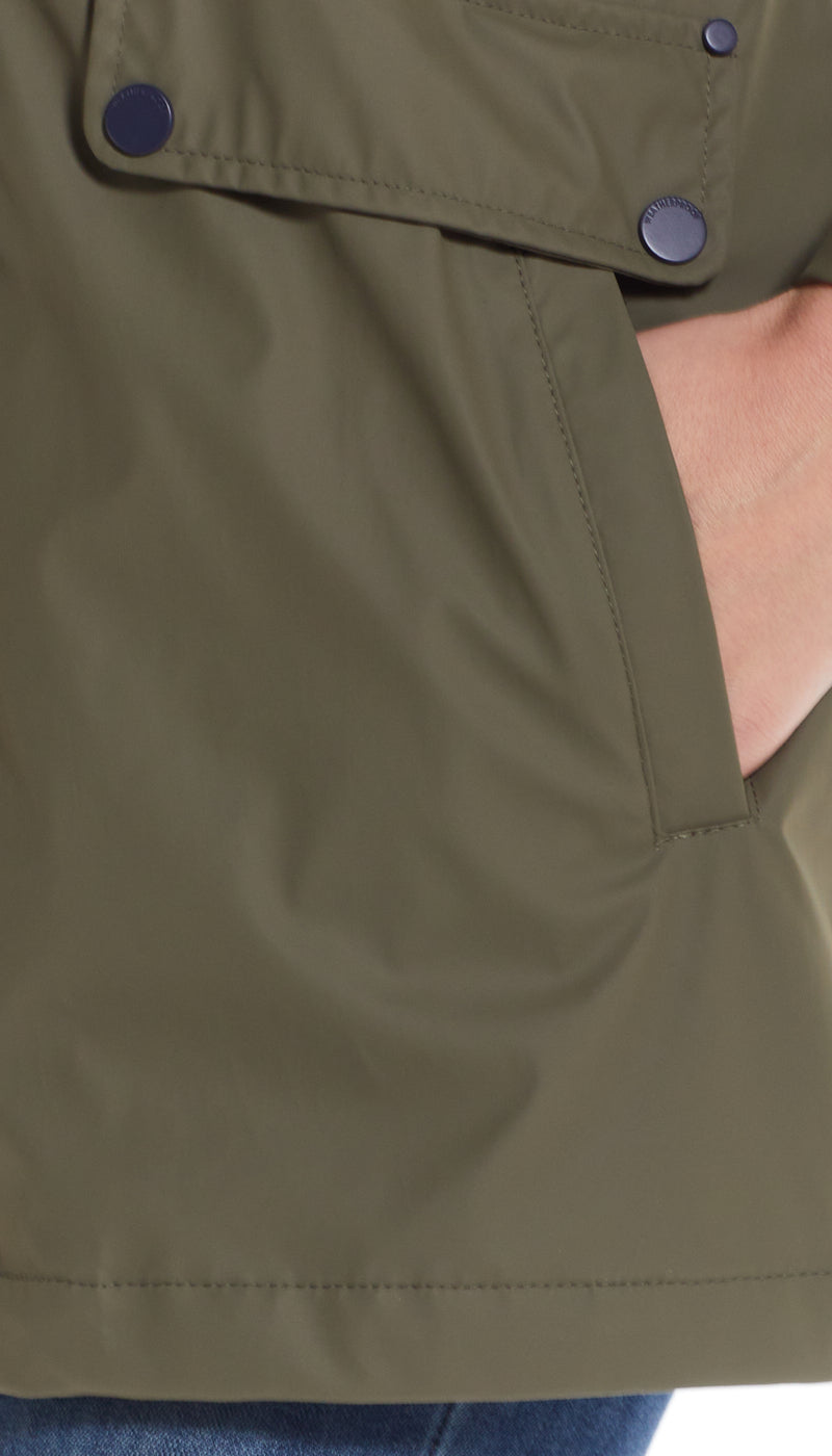 HOODED RAIN SLICKER - LIGHT WEIGHT
