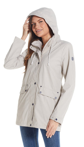 HOODED RAIN SLICKER - LIGHT WEIGHT